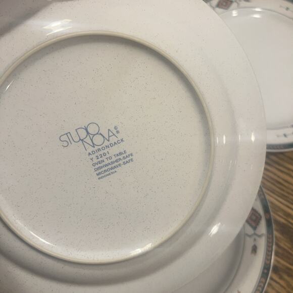Set of 7 Studio Nova Adirondack Salad Plates 8 1/4" Y2201 Southwestern - Picture 10 of 10